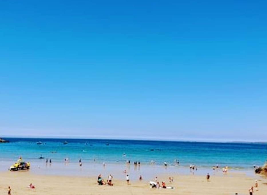 Large 4 Person Couples And Family Caravan In Newquay Bay Resort Exteriör bild