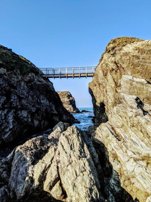 Large 4 Person Couples And Family Caravan In Newquay Bay Resort Exteriör bild